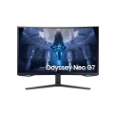 Monitor 32incha SAMSUNG Odyssey LS32BG750NPXEN, UHD, VA, 165Hz, 1ms, 350cd/m2, 1000:1, 2x USB, pivot, zakrivljeni, crni