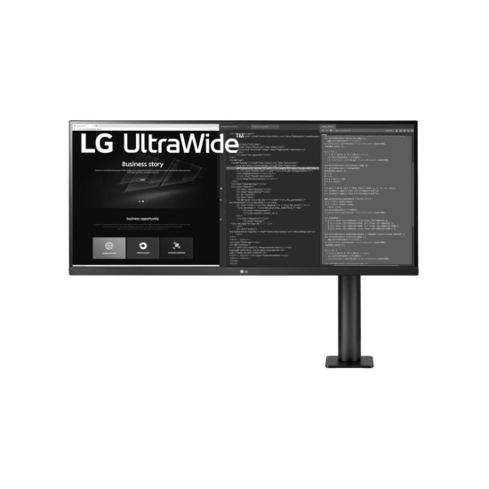 Monitor 34incha LG 34WN780P, 34WN780P-B, QHD, IPS, 75Hz, 5ms, 300cd/m2, 1000:1, 2x USB, pivot, zvučnici, crni