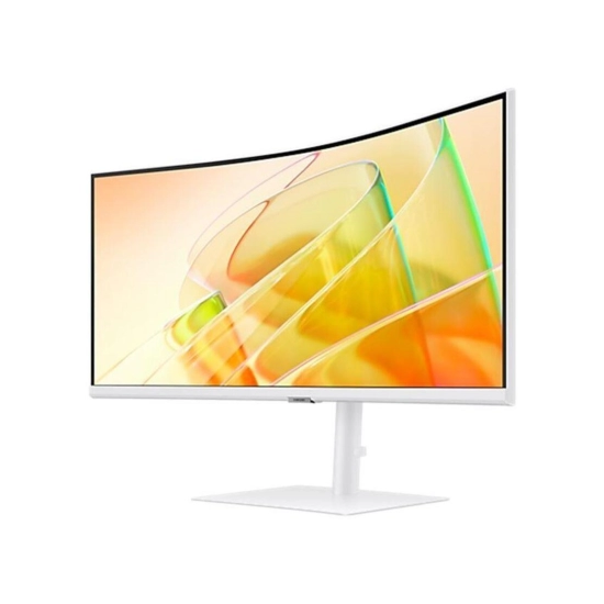 Monitor 34incha SAMSUNG ViewFinity S6 LS34C650TAUXEN, UWQHD, VA, 100Hz, 5ms, 350cd/m2, 3000:1, 3x USB, zakrivljeni, zvučnici, bijeli