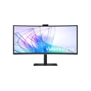 Monitor 34incha SAMSUNG ViewFinity S6 LS34C652VAUXEN, WQHD, VA, 100Hz, 5ms, 350cd/m2, 3000:1, USB-C, zakrivljeni, zvučnici, crni