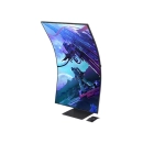 Monitor 55incha SAMSUNG Odyssey Ark 2. gen. LS55CG970NUXDU, UHD, VA, 165Hz, 1ms, 600cd/m2, 1000:1, 2x USB A, pivot, zakrivljeni, zvučnici, crni
