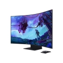 Monitor 55incha SAMSUNG Odyssey Ark 2. gen. LS55CG970NUXDU, UHD, VA, 165Hz, 1ms, 600cd/m2, 1000:1, 2x USB, pivot, zakrivljeni, zvučnici, crni