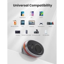 Auto punjač UGREEN, 84W, USB C, USB A, PD, QC 4.0, srebrni