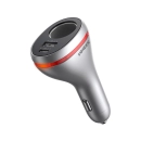 Auto punjač UGREEN, 84W, USB C, USB A, PD, QC 4.0, srebrni