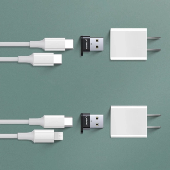 Adapter UGREEN, USB A 2.0 (M) na USB C (Ž), crni Adapter UGREEN, USB A 2.0 (M) na USB C (Ž), crni