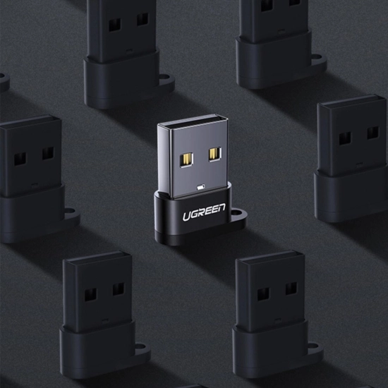 Adapter UGREEN, USB A 2.0 (M) na USB C (Ž), crni Adapter UGREEN, USB A 2.0 (M) na USB C (Ž), crni