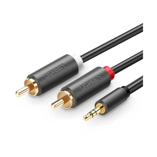 Kabel UGREEN, 3.5mm (M) na 2xRCA (M), 2m Kabel UGREEN, 3.5mm (M) na 2xRCA (M), 2m
