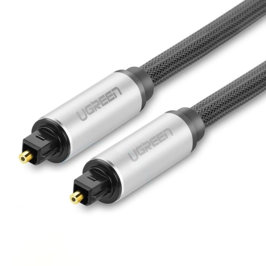 Kabel UGREEN Toslink Optical Audio, 3m, pleteni, sivi Kabel UGREEN Toslink Optical Audio, 3m, pleteni, sivi