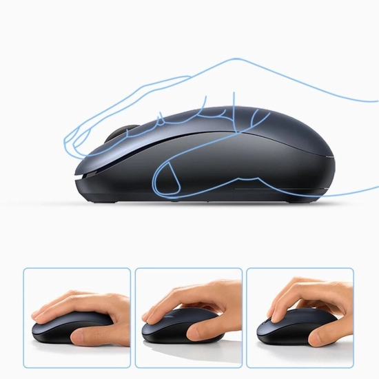 Miš UGREEN, bežični, USB A, plavi Miš UGREEN, bežični, USB A, plavi