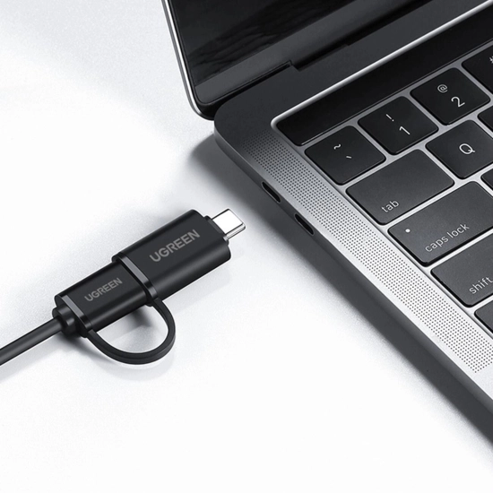 USB HUB UGREEN, USB C/A 3.0, 4-portni, crni, 1m USB HUB UGREEN, USB C/A 3.0, 4-portni, crni, 1m