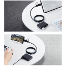 USB HUB UGREEN, USB C/A 3.0, 4-portni, crni, 1m