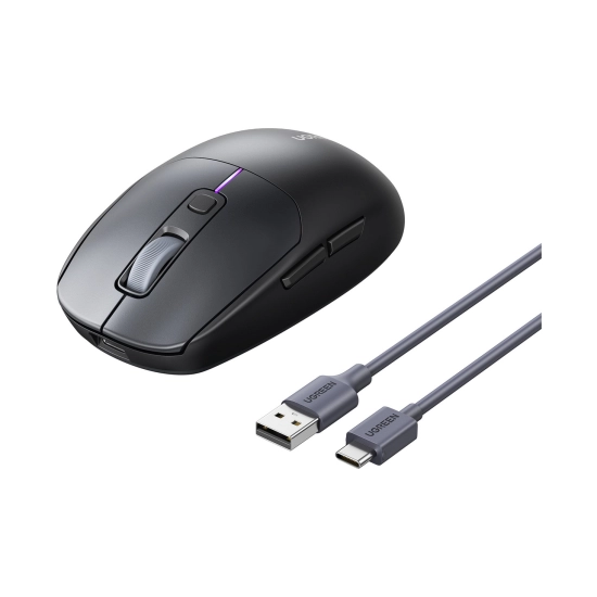 Miš UGREEN, bežični, Bluetooth, USB A, crni