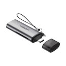 Čitač memorijskih kartica UGREEN, USB C, TF/mciroSD/SD kartice, sivi