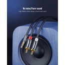 Kabel UGREEN, 3.5mm (M) na 2xRCA (M), pozlaćeni, 3m
