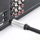 Kabel UGREEN Toslink Optical Audio, 1.5m, pleteni, sivi