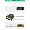 Adapter UGREEN, HDMI (Ž) na DVI (M), crni