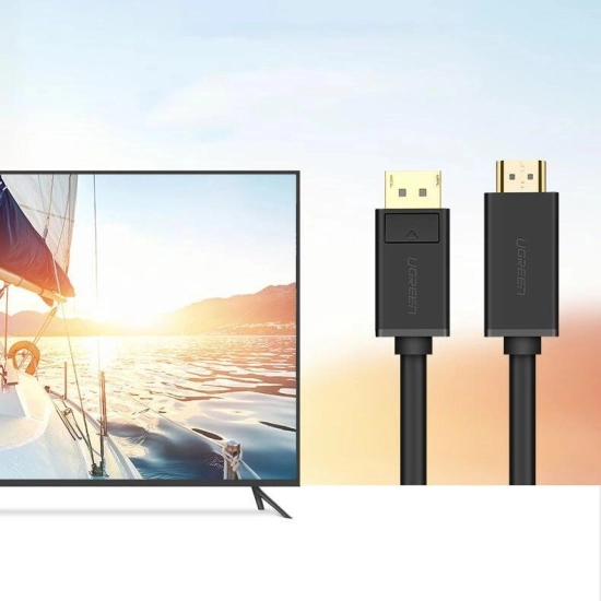 Kabel UGREEN, Displayport (M) na HDMI (M), 2m, 4K@30Hz, crni Kabel UGREEN, Displayport (M) na HDMI (M), 2m, 4K@30Hz, crni