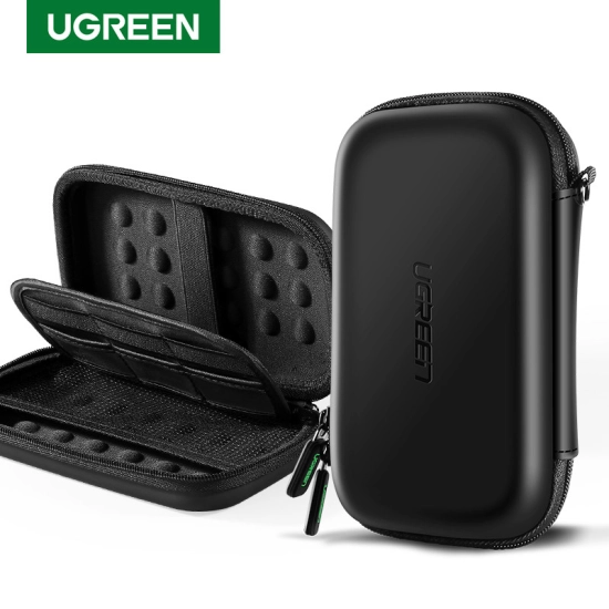 Zaštitna torbica UGREEN Velika, za 2.5 incha HDD/SSD, crna