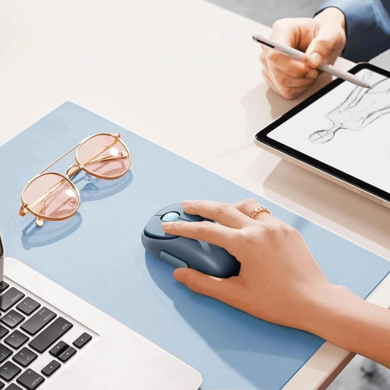 Miš UGREEN FUN+, bežični, Bluetooth, USB A, plavi