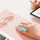 Miš UGREEN FUN+, bežični, Bluetooth, USB A, zeleno rozi