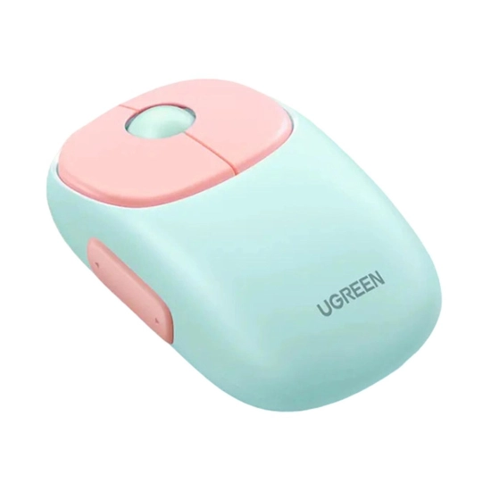 Miš UGREEN FUN+, bežični, Bluetooth, USB A, zeleno rozi Miš UGREEN FUN+, bežični, Bluetooth, USB A, zeleno rozi