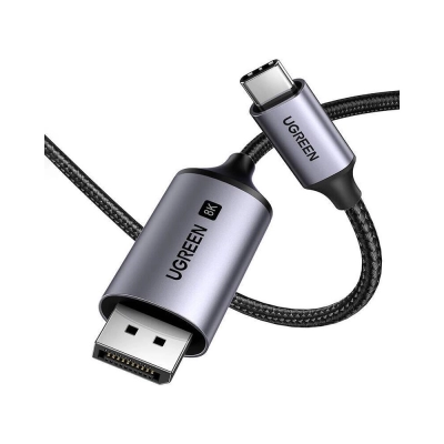 Kabel UGREEN, USB-C (M) na Displayport (M), 2m, 8K@60Hz, crni   - Video kabeli