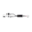 Adapter DELOCK, VGA (M) na HDMI (Ž), USB 2.0 A 3.5mm, crni