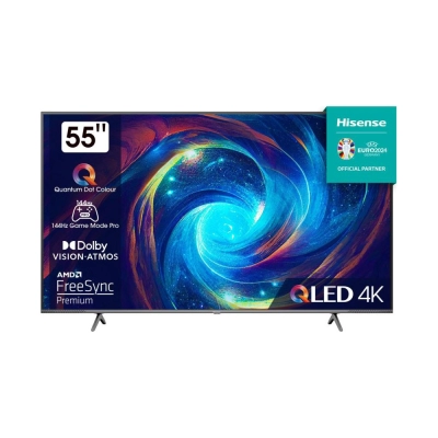 Televizor QLED 55incha HISENSE 55E7KQ PRO, Smart, 4K UHD, DVB-T2/C/S2, HDMI, Wi-Fi, USB, Game mode, energetski razred G   - Televizori