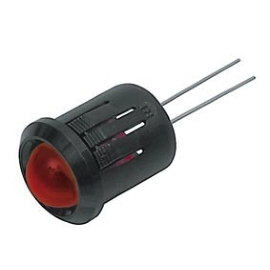 DRŽAČ ZA LED JEDNODJELNI PLASTIČNI, 10mm DRŽAČ ZA LED JEDNODJELNI PLASTIČNI, 10mm