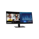 Monitor 34incha LENOVO ThinkVision P34w-20, 62DCRAT3EU, 2K, IPS, 60Hz, 4ms, 300cd/m2, 1000:1, USB-C, 3x USB, zakrivljeni, zvučnici, crni