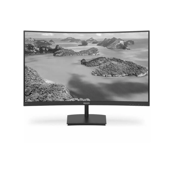 Monitor 24incha PHILIPS 241E1SC, FHD, VA, 75Hz, 4ms, 250cd/m2, 3000:1, zakrivljeni, zvučnici, crni