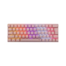 Tipkovnica WHITE SHARK GK-002422 Wakizashi, mehanička, plavi switch, roza