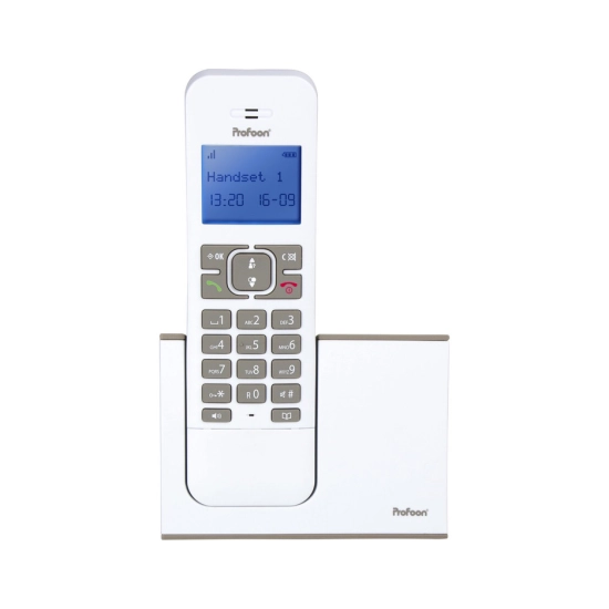 Telefon PROFOON PDX-8400TE, bežični, bijelo sivi Telefon PROFOON PDX-8400TE, bežični, bijelo sivi