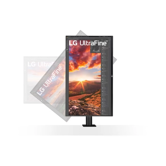 Monitor 31.5incha LG 32UN880P-B, 4K, IPS, 60Hz, 5ms, 350cd/m2, 1000:1, USB-C, pivot, zvučnici, crni