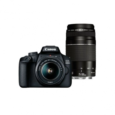 Fotoaparat CANON EOS 4000D EF-S 18-55mm + EF 75-300mm   - Fotoaparati