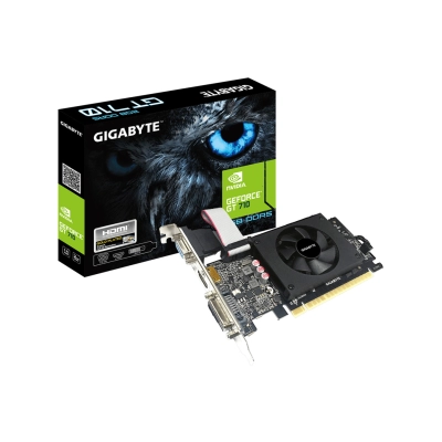 Grafička kartica GIGABYTE GeForce GT 710, 2GB GDDR5, HDMI, DVI, VGA   - Grafičke kartice