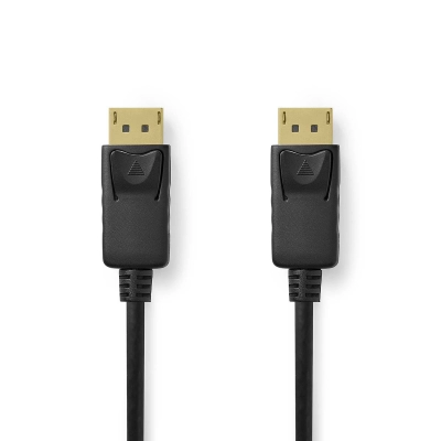 Kabel NEDIS CCGB37014BK20, DisplayPort 1.4 (M) na DisplayPort 1.4 (M), 8K@60Hz, crni, 2m   - Video kabeli