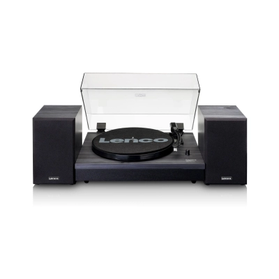 Gramofon LENCO LS-301BK, Bluetooth, RCA izlaz, zvučnici 2x 10W   - Lenco