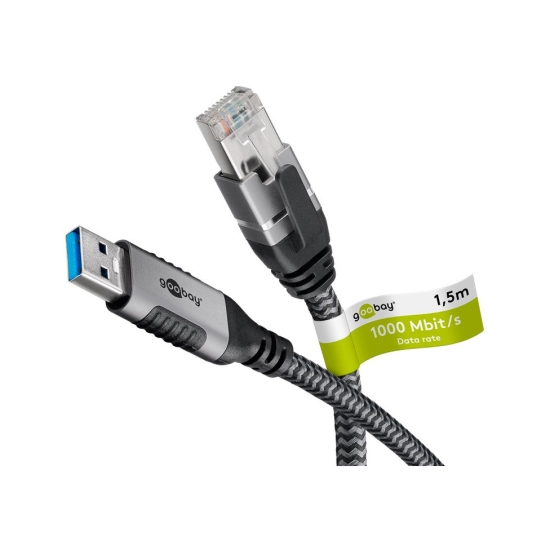 Kabel GOOBAY 70497, USB A 3.0 (M) na RJ45 (M), 1.5m, crni Kabel GOOBAY 70497, USB A 3.0 (M) na RJ45 (M), 1.5m, crni