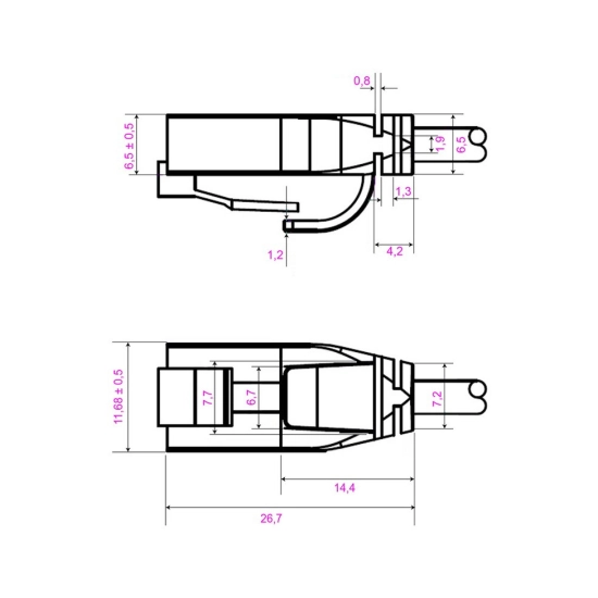 Kabel GOOBAY 93695, Patch, CAT 6 U/UTP, Slim, bijeli, 5m Kabel GOOBAY 93695, Patch, CAT 6 U/UTP, Slim, bijeli, 5m