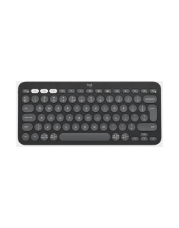 Tipkovnica LOGITECH Pebble Keys 2 K380s, 920-011851, bežična, Bluetooth, US Layout, graphite