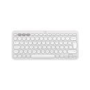 Tipkovnica LOGITECH Pebble Keys 2 K380s, 920-011852, bežična, Bluetooth, US Layout, bijela