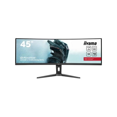 Monitor 45incha IIYAMA G-MASTER Red Eagle, GCB4580DQSN-B1, Dual Quad HD, VA, 165Hz, 0.8ms, 450cd/m2, 3000:1, USB-C, 3x USB, RJ45, zakrivljeni, zvučnici, crni   - IIYAMA