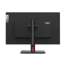 Monitor 27incha LENOVO ThinkVision T27p-30, 63A9GAT1EU, 4K UHD, IPS, 60Hz, 4ms, 350cd/m2, 1300:1, USB-C, 4x USB, RJ45, pivot, crni