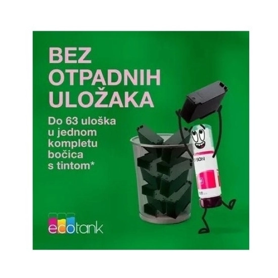 Multifunkcijski printer EPSON EcoTank L3270, C11CJ67434, printer/scanner/copy, 1200 x 2400, Wi-Fi, USB B, crni