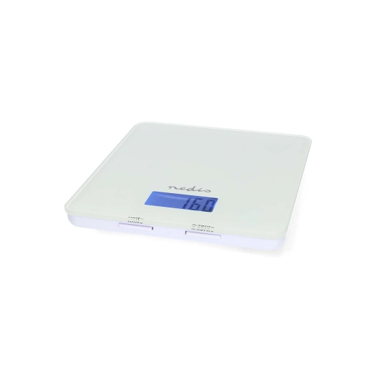 Kuhinjska vaga NEDIS KASC800WTW, 5kg/1g, Bluetooth, bijela