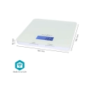 Kuhinjska vaga NEDIS KASC800WTW, 5kg/1g, Bluetooth, bijela