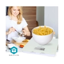 Kuhinjska vaga NEDIS KASC800WTW, 5kg/1g, Bluetooth, bijela