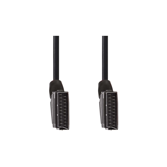 Kabel NEDIS CVGL31001BK15, Scart (M) na Scart (M), 1.5m, label Kabel NEDIS CVGL31001BK15, Scart (M) na Scart (M), 1.5m, label