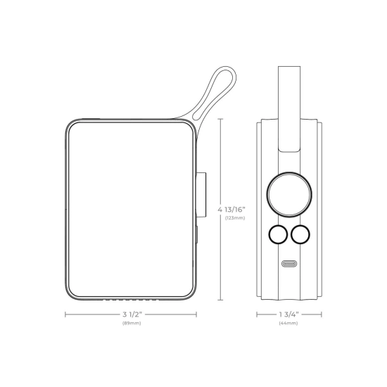 Prijenosni zračni kompresor HOTO, 2500mAh Prijenosni zračni kompresor HOTO, 2500mAh